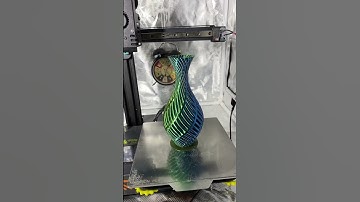 Fern Vase by Clockspring Time Lapse on the KINGROON KP3S 3D Printer