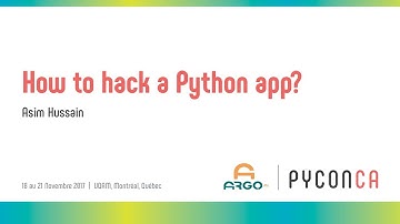 How to hack a Python app? (Asim Hussain)