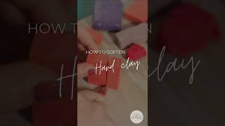 How to soften hard polymer clay #polymerclay #polymerclayhacks  #polymerclayjewelry