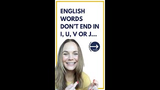 Famous ENGLISH WORDS DON’T END IN I, U, V OR J…. #shorts #YouTubeShorts Wealth