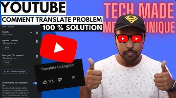 Change YouTube Comment Section translate language | how to Change  translate YouTube comments