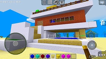 MultiCraft -- Build and Survive! 👍 Gameplay #10 (iOS & Android) | Modern House 🏠