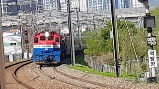 목포발 부전행 무궁화호 #1954+DEL 7454+DEL 7444호 중련 총괄