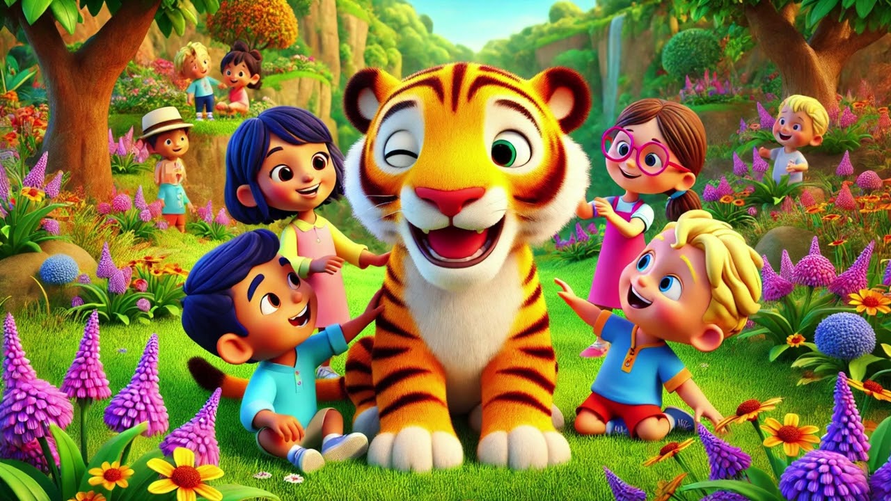 🐯 The Ticklish Tiger: A Roaring Good Time with Giggles & Fun! 😂🎉|Nursery Rhymes & Kids Songs