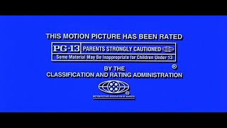 Marvel Studiosmpaa Rating Card Pg-13, 2008