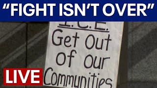 LIVE | Immigrant rights group stages protest in Minneapolis