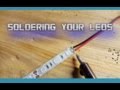 Soldering LED light strips for your boat