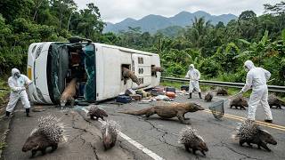 Indonesia Is Using Porcupines Against Komodo Dragons… And It's Brutal screenshot 2
