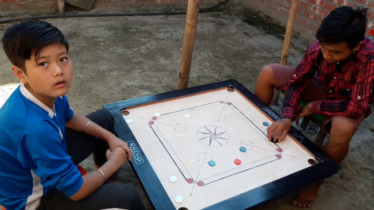 Children's DAY carrom play YouTube