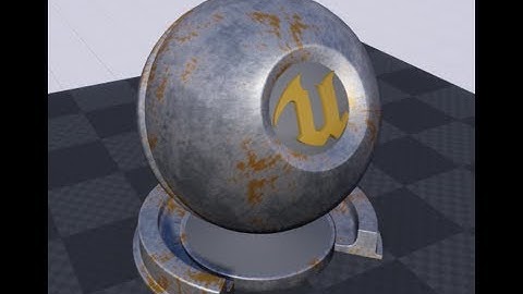 Procedural material generator features preview #1 - Rust metal material generation