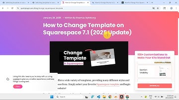 How To Change Squarespace Website Theme