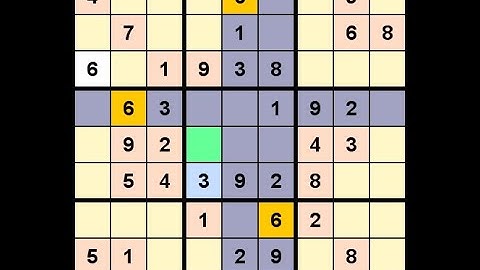 How to Solve Washington Post Sudoku L5 December 6, 2020