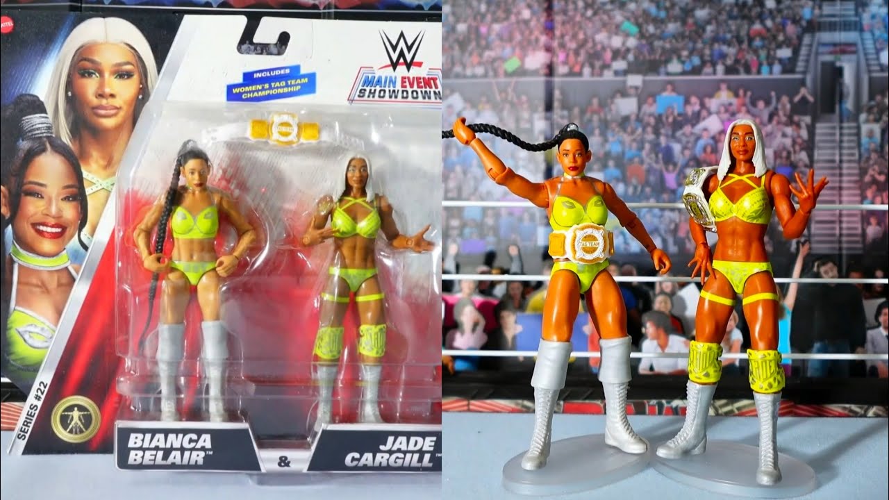 Jade Cargill & Bianca Belair WWE Main Events 2 Pack 22 Unboxing