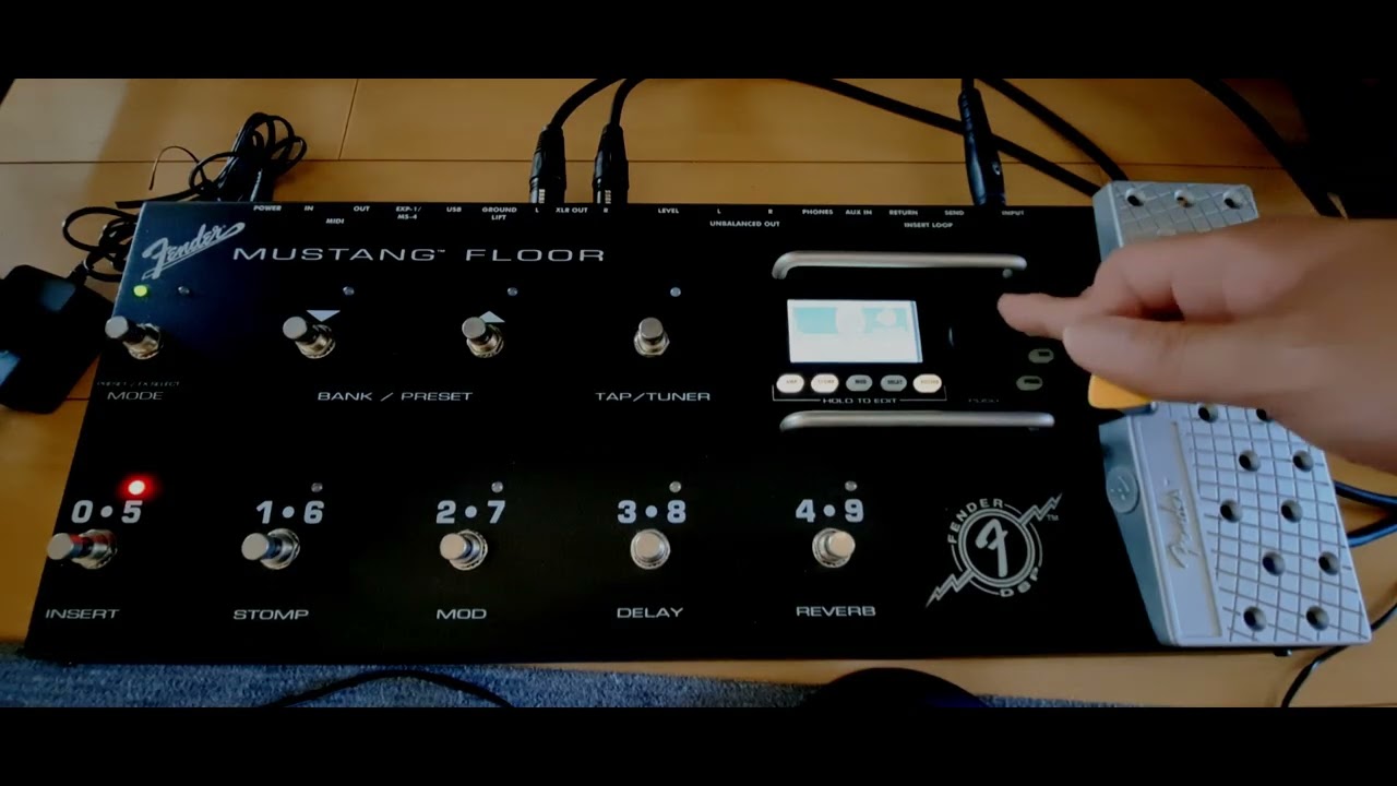 Fender Mustang Floor エフェクター Fender Mustang Floor Quick test - YouTube
