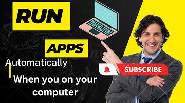 Automatically run a app 😎 like bijoy bayanno ✅😮 / startup a app or program 💻
