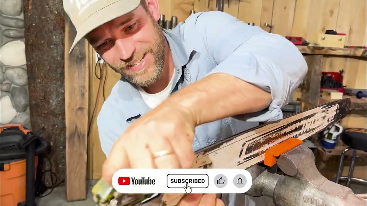 Chainsaw Bar Maintenance & How To Replace The Sprocket YouTube