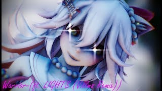 {MMD x FNAF2} .:Warrior ft. LIGHTS (Villms Remix):. (The Mangle) [60 FPS]