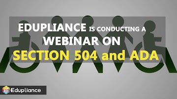 Key Concepts Under Section 504 and the Americans with Disabilities Act
