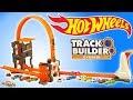 Hot wheels track builder piste explosion briques construction crash kit jouet toy review kids