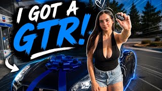 MY GIRLFRIEND SURPRISED ME WITH A GTR FOR OUR 4 YEAR ANNIVERSARY 🙈💕