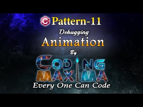 Cpp Pattern 11 | Cpp programming | Coding Maxima | coding animations