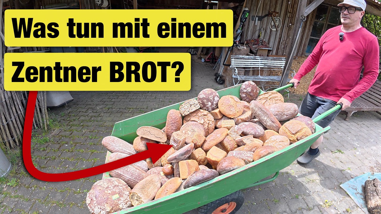 Selbst gemacht gegen die viel zu hohen Kosten da draußen: Schwarze Erde, 50 kg Brot, Knoblauchpulver
