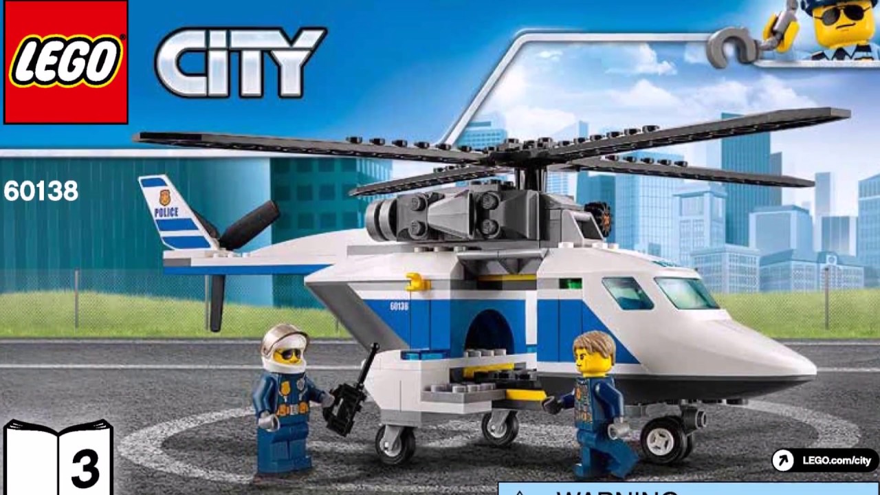 Matroos Octrooi japon LEGO City Police High-Speed Chase 60138 Instructions DIY Book 3 - YouTube