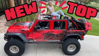 We Install a  TREKTOP ULTRA on our Jeep Wrangler JLU Rubicon!