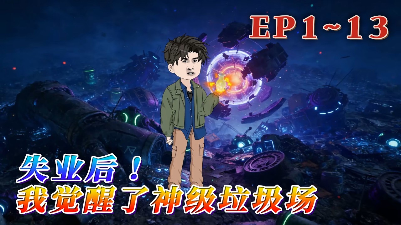 失業、被女友背叛、身負三千萬黑鍋，人生歸零？【叮！萬界垃圾中轉站綁定成功！恭喜你成為站長】【每周刷新來自諸天萬界的垃圾，請站長及時「撿漏」！】《失業後！我覺醒了神級垃圾場》1~13#汪汪有聲書 #動畫