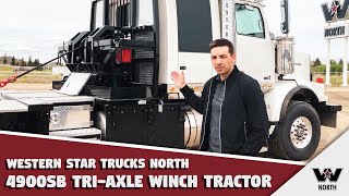 2020 Western Star 4900SB Tri-Axle Winch Tractor Ready to Work!