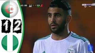 اهداف مباراة الجزائر ضد نيجيريا 1:2 وتأهل الخضر الى النهائي في مباراة دراماتيكية و بكاء حفيظ دراجي