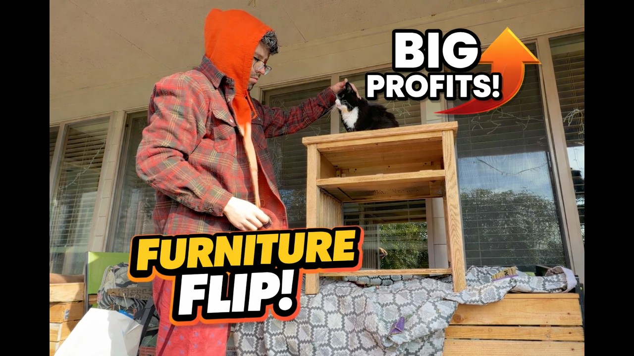 FURNITURE FLIPS! Thrifting and Restoring Vintage End Tables