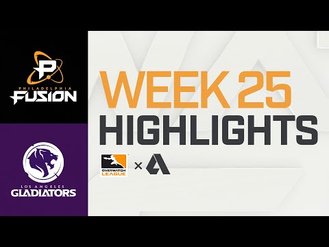 Akshon Highlights | Philadelphia Fusion vs Los Angeles Gladiators | Week 25 | NA Day 2