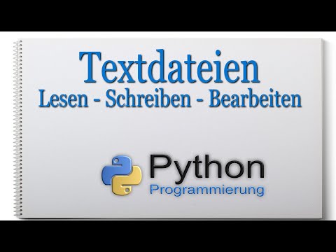 Python Grundlagen [Textdateien append (anhängen)] 023