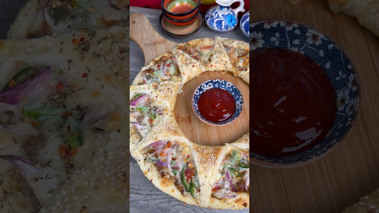 New Style Pizza 🍕 #food #recipe #pizza #shorts #viral #fyp