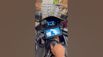 Motorcycle apple CarPlay first start up #automobile #viralshort #bikelife #ninja650 #autolikes