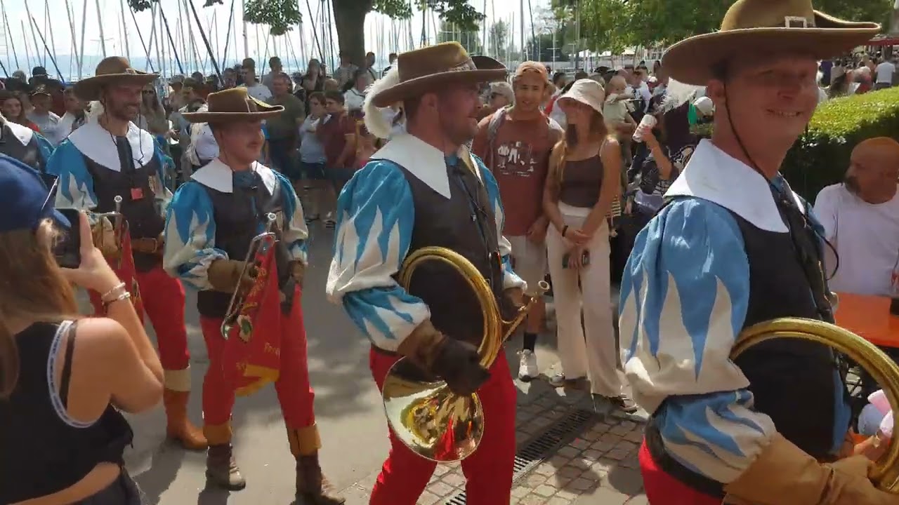 FanfarenzugGrafZeppelinFriedrichshafenam20.07.2025 (75Jahre SeehasenfestFriedrichshafenimLammgarten)