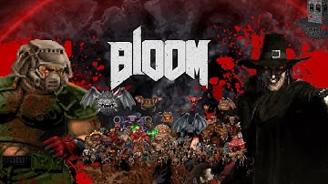 BLOOM (Doom/Blood crossover) - AMAZING Doom 2 TC (GZDoom) - Full campaign playthrough 100%? secrets
