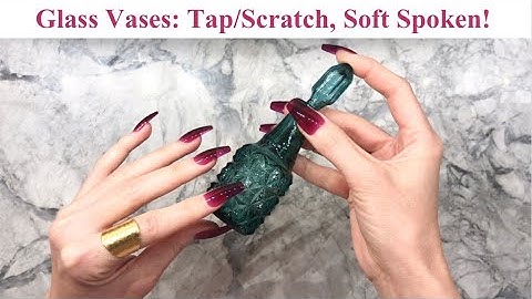 ASMR * Mini Glass Vases * Fast Tapping/Scratching! * Soft Spoken * ASMRVilla