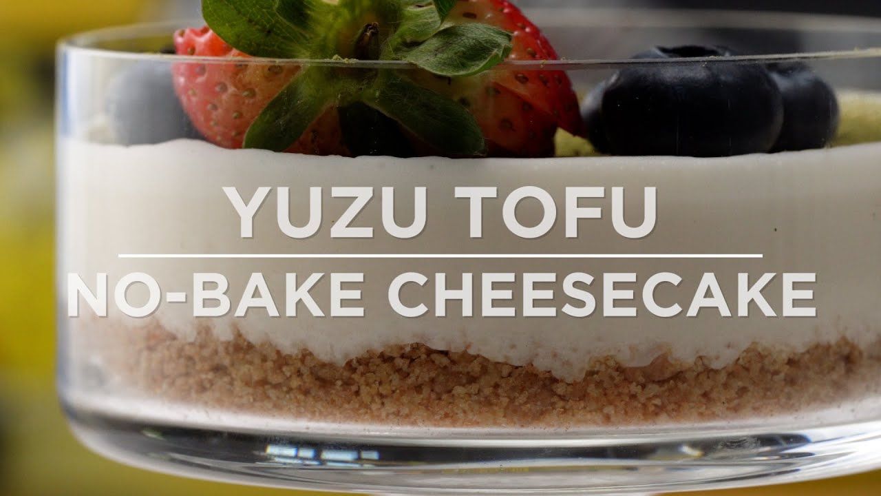 Yuzu Tofu No-Bake Cheesecake | Umami Insider