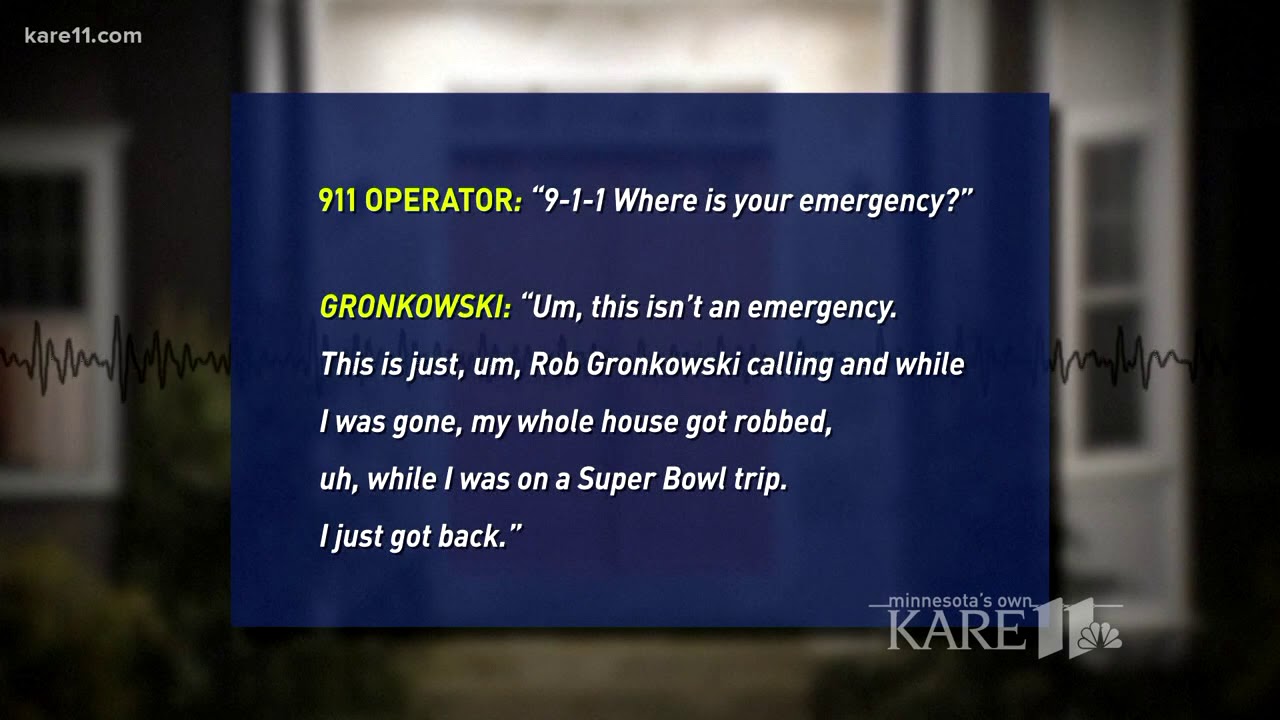 Rob Gronkowski S 911 Call Released After Home Burglarized Youtube Rob Gronkowski S 911 Call Released After Home Burglarized Youtube