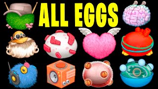 ALL Monsters Eggs | My Singing Monsters