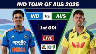 INDIA vs AUSTRALIA 1st ODI MATCH LIVE | IND vs AUS LIVE CRICKET MATCH COMMENTARY