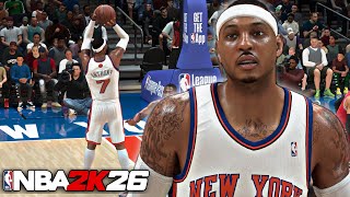 Carmelo Anthony Realistic Highlights In Nba 2K26