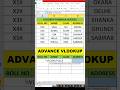 Vlookup function in excel |#shorts #trending #vlookup #reels #youtubeshorts