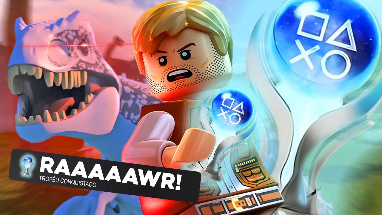 PLATINEI Lego JURASSIC WORLD e foi MELHOR do que eu ESPERAVA