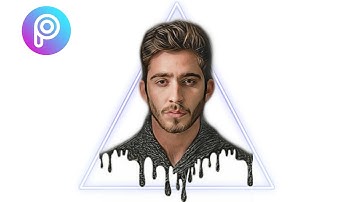 QUICK EDIT :  DRIPPING EFFECT | PICSART TUTORIAL