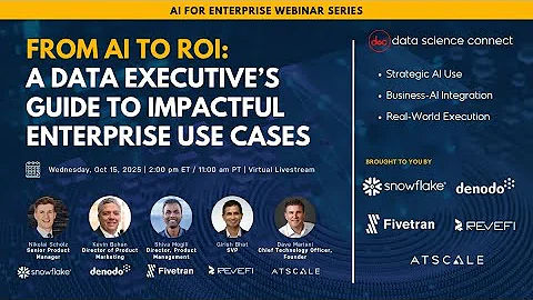 From AI to ROI: A Data Executive’s Guide to Impactful Enterprise Use Cases