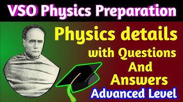 physical science questions for Vidyasagar Science Olympiad | VSO Physics Preparation 2025 | VSO 2025