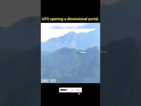 UFO opening a dimensional portal #shorts